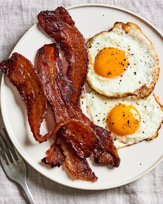 inFlux blog - chunks - american breakfast - bacon and eggs